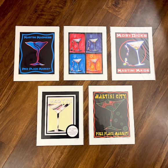 Martini Cocktail Series - Wall Art (prints/posters)